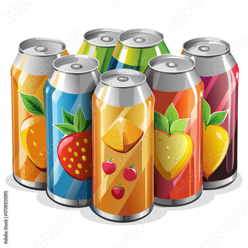 set of cans