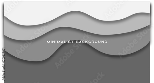 flat minimalist papercut vector white grey color background 4k resolution