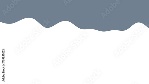 Modern abstract graphic with a soft gray wavy edge against a pristine white background, ideal for clean designs, headers, or overlays.