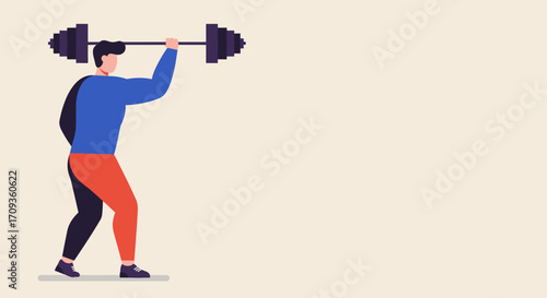 Stylized person walking with a hot burger and a cold drink, embodying convenient takeaway food and a modern, fast-paced lifestyle.
