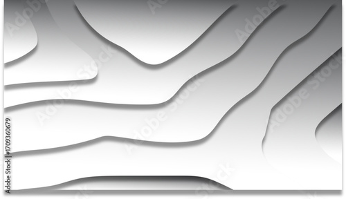 flat minimalist papercut vector white grey color background 4k resolution