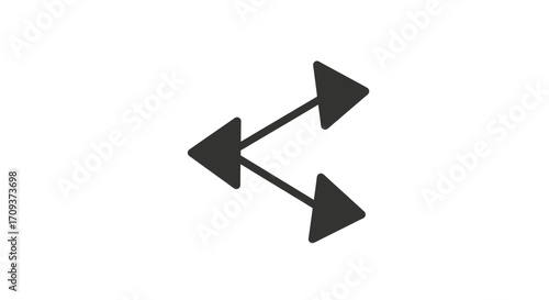 Two opposing arrows indicating transfer or exchange.