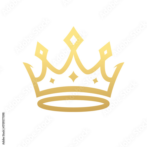 Luxury King Crown Symbol for Elegant Branding