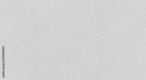 Minimalist white fabric texture with a subtle woven pattern. A clean, light gray textile background for design and abstract concepts