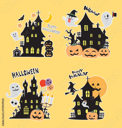 秋の可愛いハロウィンイラスト素材集
