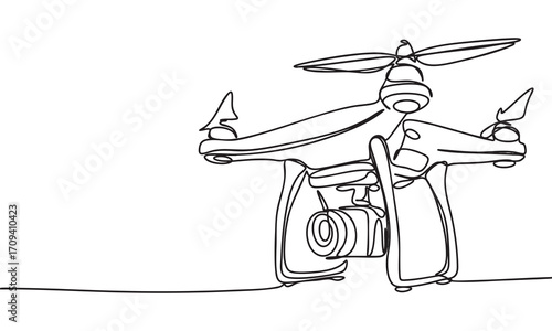 Drone in a single line