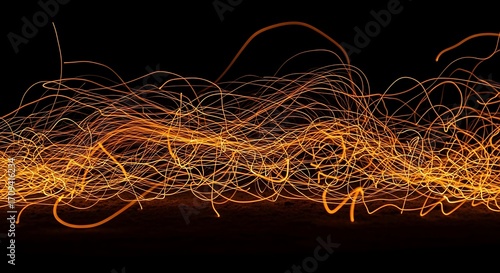Abstract Light Trails.