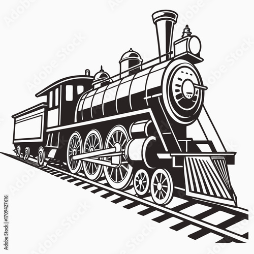old steam train
