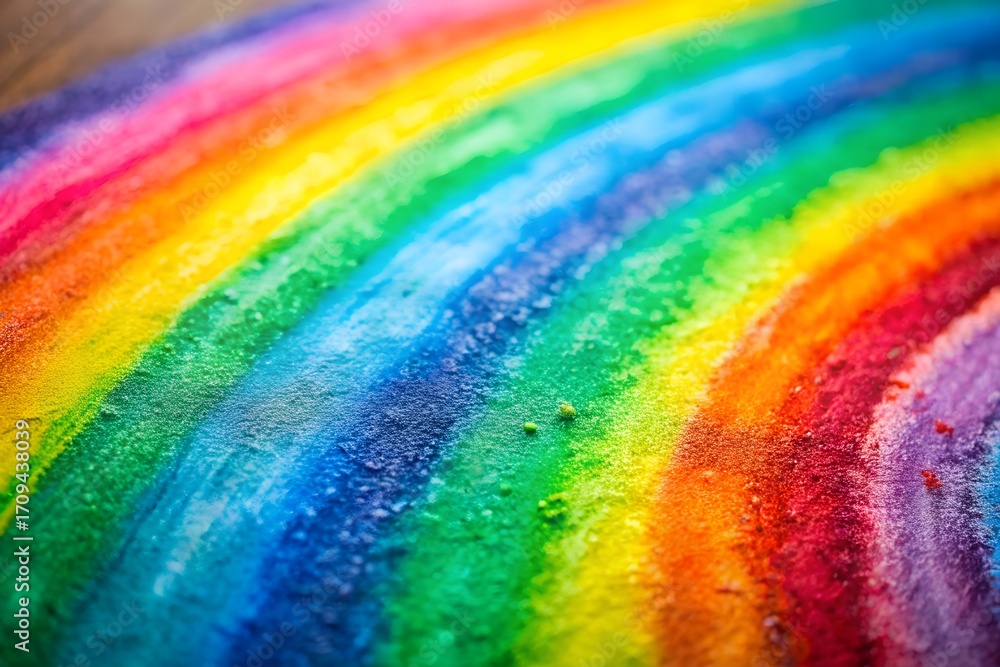 Obraz premium Abstract, colorful rainbow stripes create a vibrant, bright spectrum pattern for a modern illustration design