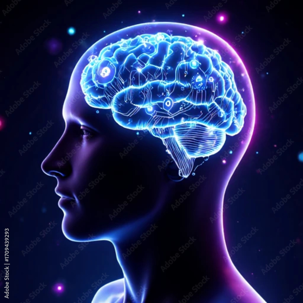 Obraz premium DIGITAL BRAIN
