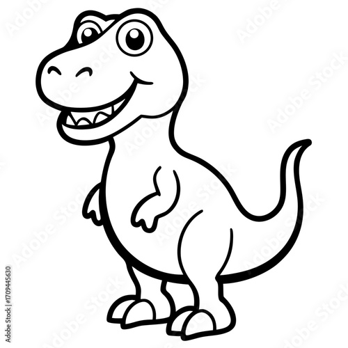 tyrannosaurus rex dinosaur vector
