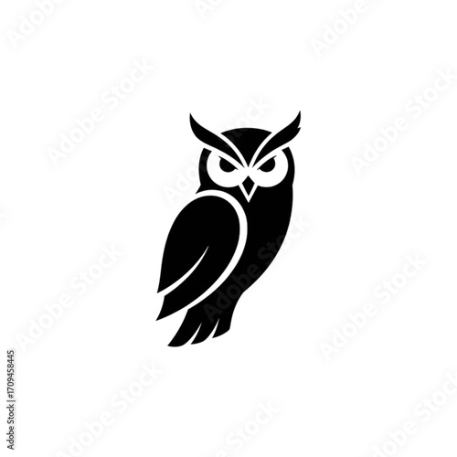 Elegant owl logo design ideal for security companies, educators, and nature brands needing strong imagery
