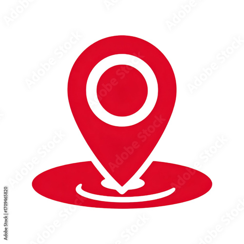 Free Download A modern location pin icon signifying navigation and tracking on digital maps, symbolizing technology in travel and exploration. - GFXLoad