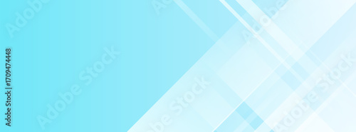 Abstract blue and white geometric banner background for digital design and marketing