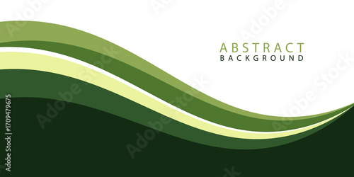 Abstract Geometric modern green color background for template design. Vector Eps10