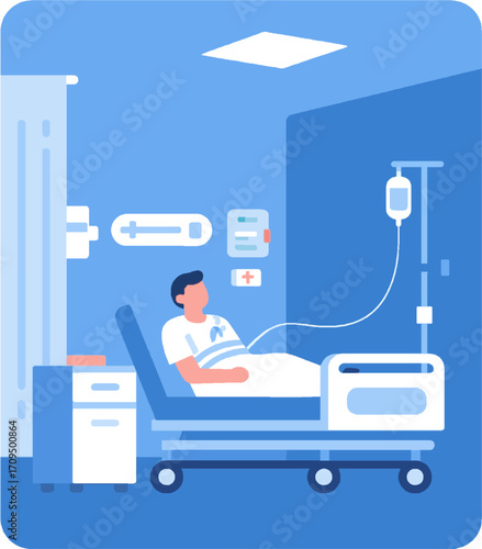 vector of patients being treated in hospital