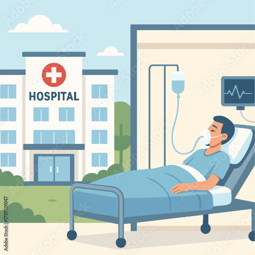 vector of patients being treated in hospital