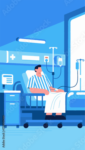 vector of patients being treated in hospital