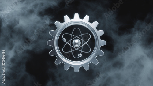 Atom gear mechanical science technology innovation physics engineering research and development concept design