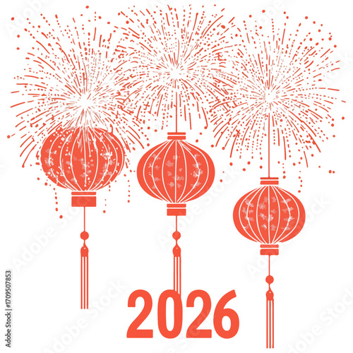 2026, new year, year of the horse, asia, vector, transparent background, festival, design, backdrop, pattern, element, backgrounds, horse, equine