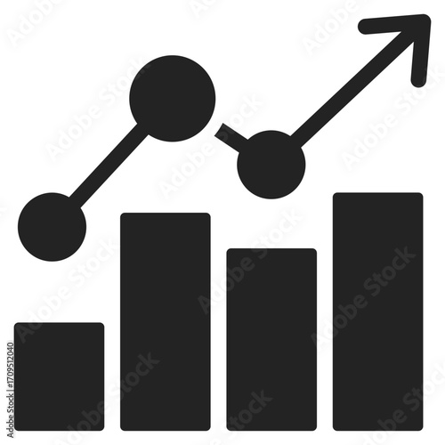 Performance  Icon Solid Style Vector Illustration 