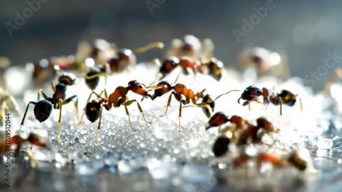 Ants on Sugar Crystals
