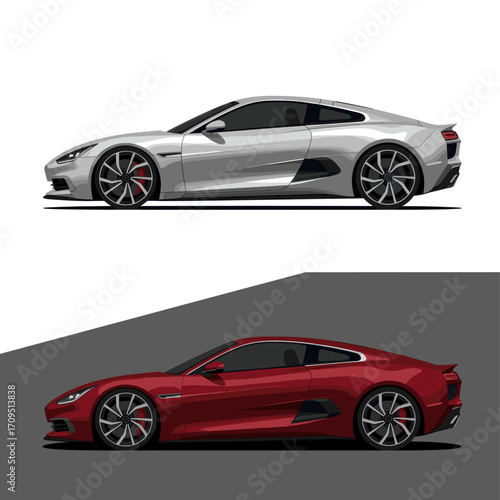 sport car vector illustration
