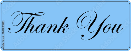 Thank You calligraphy Sign Icon. Thank you phrase gratitude thanksgiving congratulation thank you greeting card. vector illustration decorated with elements in a clean, modern style.