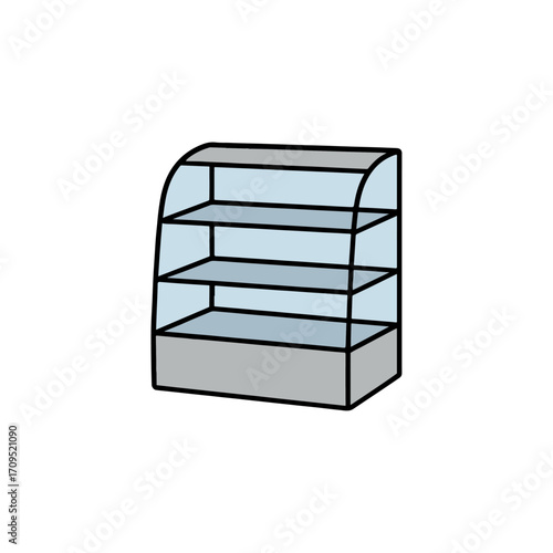 Glass Display Showcase Cabinet