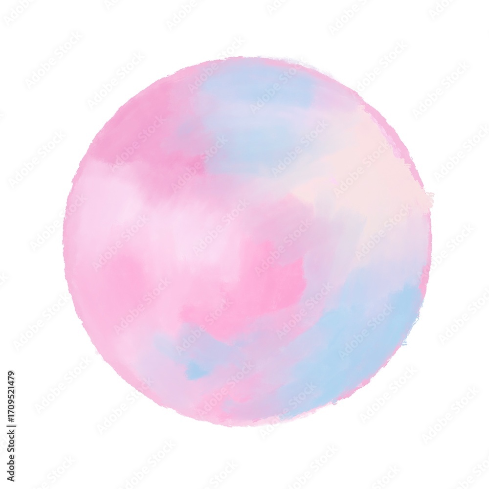 Obraz premium ピンクの円