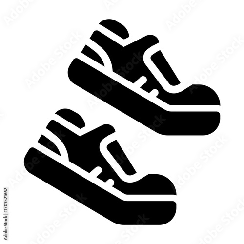 gym shoes Solid icon