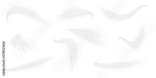 Flowing lines with glowing edges form a tunnel of light, symbolizing digital speed and connection. The gradient hues enhance the modern look. Ideal for AI and cloud service presentations. PNG
