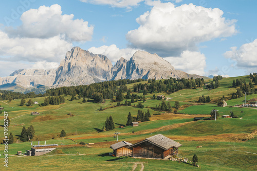 Wallpaper Mural Beautiful landscape of Italian dolomites. Alpe di Susi Torontodigital.ca