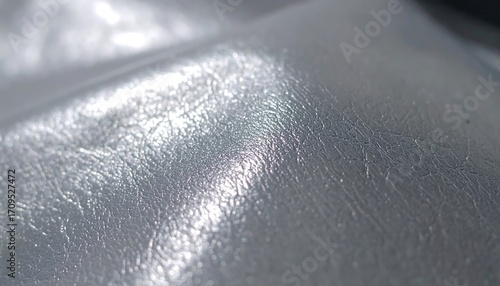 Close-up view of a metallic fabric