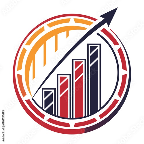 Rising Graph Abstract Logo