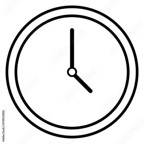 Clock Icons, Clock icon with editable stroke, Time and Clock Icons Classic Line Series, Time Line Icons