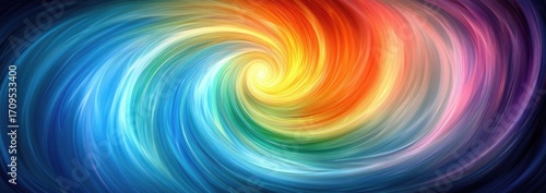 Wallpaper Mural Colorful swirling vortex Torontodigital.ca