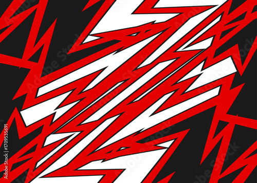 Abstract background with some geometric sharp and spike line pattern