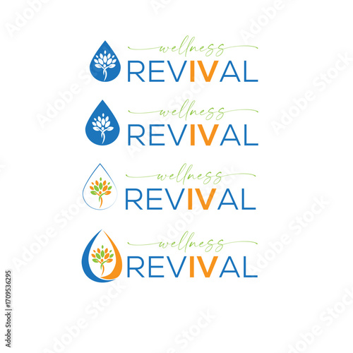 Collection of revival village logos for branding