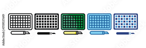 Cutting Mat  Icon Element For Design