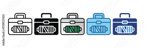 Sewing Box  Icon Element For Design