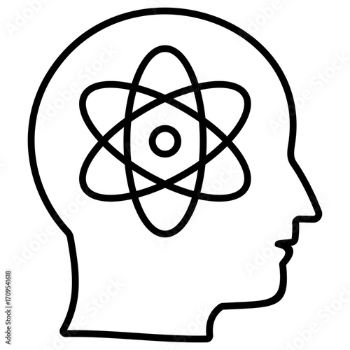 Strategic Thinking Outline Icon