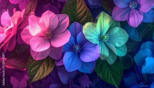 Wallpaper Mural Elegant Floral Photography. Torontodigital.ca