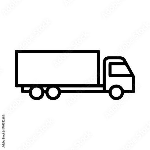 Heavy Duty Cargo Truck - Long Haul Container Lorry for Logistics & Freight Transport.