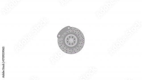 Rotor de freno ventilated sobredimensionado