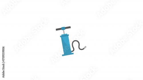 Hand Bicycle pump icon
