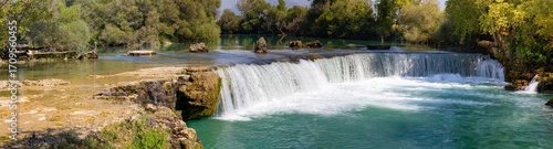 Obraz na plátne It is close to the ancient city of Turkey / Antalya / Manavgat / Side and the temple of Apollo