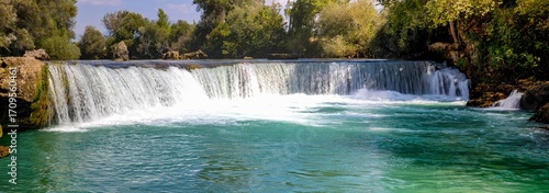 Vászonkép It is close to the ancient city of Turkey / Antalya / Manavgat / Side and the temple of Apollo