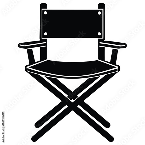 director s chair vector icon