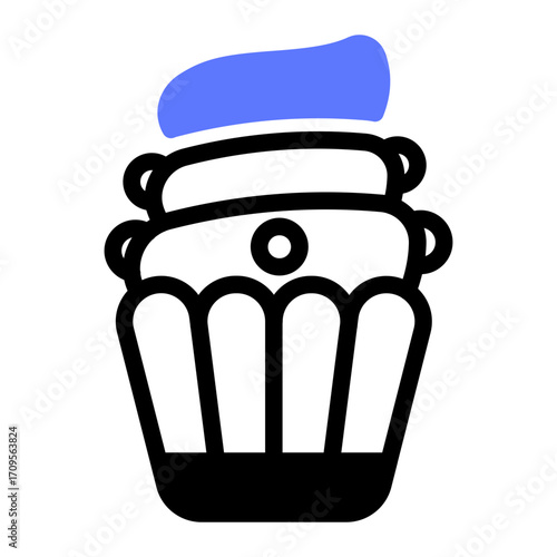 This Cupcake icon is suitable for Father's Day, Family bonding, etc